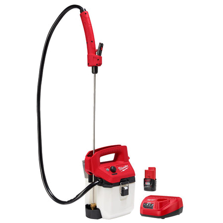 Milwaukee 2528-21G1 M12™ 1 Gallon Handheld Sprayer Kit - kit contents