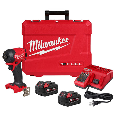Milwaukee 2761-22 M18 FUEL™ SURGE™ 1/4" Hex Hydraulic Driver Kit - kit contents