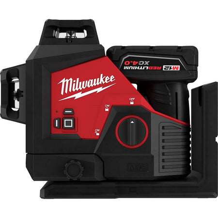 Milwaukee 3632-21 M12™ Green 360-Degree 3-Plane Laser Kit - product view