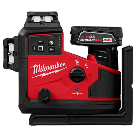 Milwaukee 3642-21 M12™ Green 360° 3-Plane Laser w/Automatic Alignment & Receiver - product view