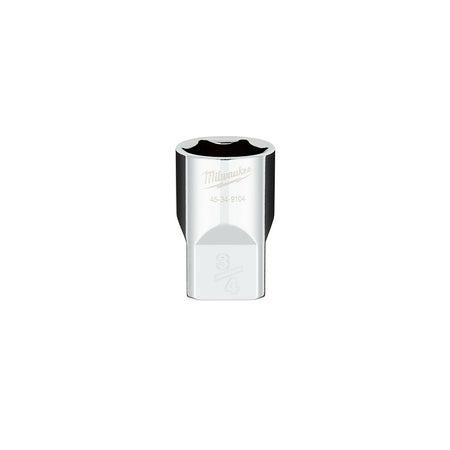 Milwaukee 45-34-9104 1/2 in. Drive 3/4 in. SAE 6-Point Socket with FOUR FLAT™ Sides - product view