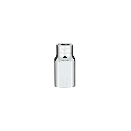 Milwaukee 45-34-9111 1/2 in. Drive 10MM Metric 6-Point Socket with FOUR FLAT™ Sides - product view