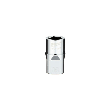 Milwaukee 45-34-9115 1/2 in. Drive 14MM Metric 6-Point Socket with FOUR FLAT™ Sides - product view