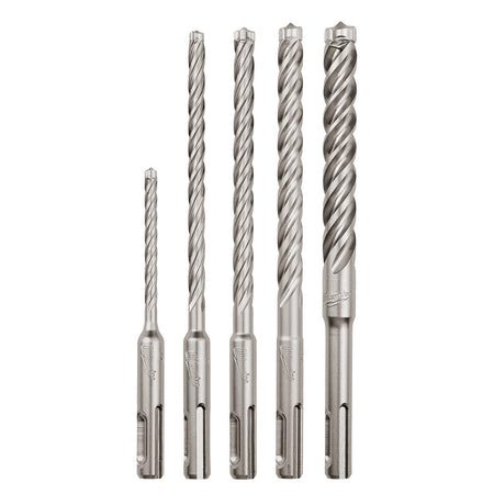 Milwaukee 48-20-7498 5-Piece MX4™ 4-Cutter SDS-Plus Rotary Hammer-Drill Bit Kit - product view