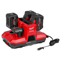 MILWAUKEE 48-59-1818 - M18 & M12 Four Bay Simultaneous Super Charger w/ PACKOUT Compatibility