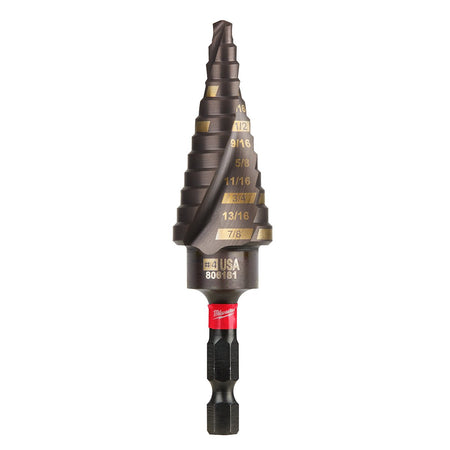 Milwaukee 48-89-9244 SHOCKWAVE™ Impact Duty™ Step Bit #4 3/16 - 7/8 in. - product view