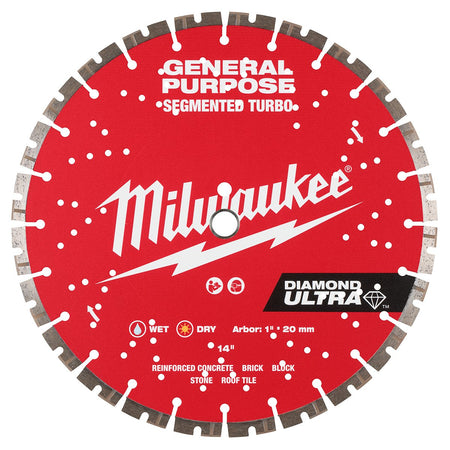 Milwaukee 49-93-7540 14 in. Diamond Ultra Segmented Blade - product view