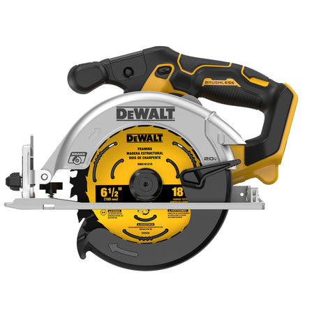 DEWALT DCS565B 20V MAX* 6-1/2 in. Brushless Cordless Circular Saw (Tool Only) - product view
