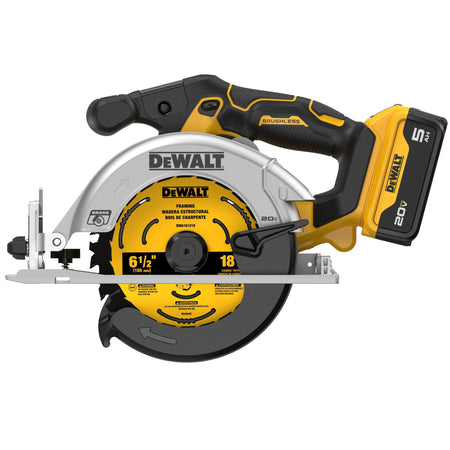 DEWALT DCS565P1 20V MAX 6-1/2 BRUSHLESS CIRC SAW (KIT) - product view