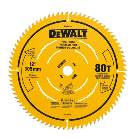 DEWALT DWA112CMB3 12 In Carbide Circular Saw Blade (3 Pack) - product view