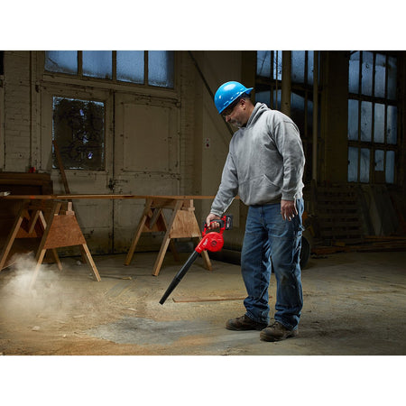 Milwaukee 0884-20 M18™ Compact Blower - in use