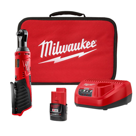 Milwaukee 2457-21 M12™ Cordless 3/8 in. Ratchet Kit - product view