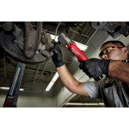 Milwaukee 2565-20 M12 FUEL™ 1/2" Right Angle Impact Wrench - in use