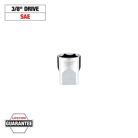 Milwaukee 45-34-9067 3/8 in. Drive 11/16 in. SAE 6-Point Socket - feature callout