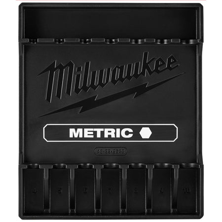 Milwaukee 48-22-9548 7pc 3/8" Drive Long Ball End Hex Bit Socket Set - Metric - product view