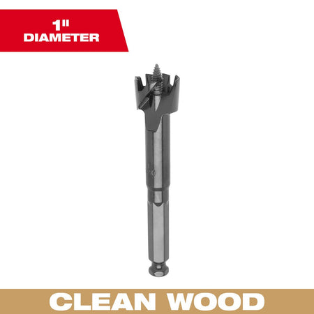 Milwaukee 48-25-1002 Selfeed Bit 1" - feature callout