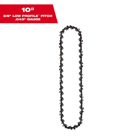 Milwaukee 49-16-2723 10 in. Saw Chain - feature callout