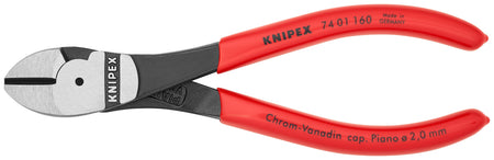 Knipex 7401160SBA - 6 1/4" High Leverage Diagonal Cutters KNIPEX