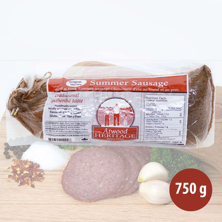 ATWOOD HERITAGE ATW-32002 - Original Beef & Pork Summer Sausage, 750g