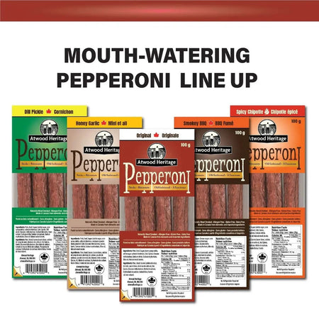 ATWOOD HERITAGE ATW-42002 - 4pk Honey Garlic Pepperoni Sticks ATWOOD HERITAGE