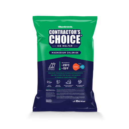 TILLSONBRANDS 1101651 - Contractor’s Choice Ice Melter – 20KG Bag