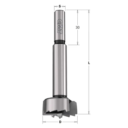 CMT-537.540.31 - FORSTNER BIT 2-1/8'' - Wise Line Tools