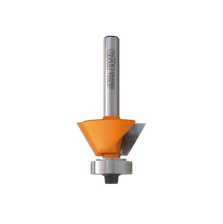 CMT 809.025.11 COMBINATION TRIMMER BIT, 25° CUTTING ANGLE, 1/4-INCH SHANK - Wise Line Tools