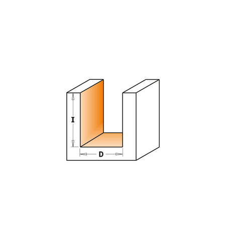 CMT-811.081.11 - STRAIGHT BIT - Wise Line Tools