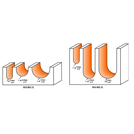 CMT-814.001.11 - 3-PCS ROUND NOSE SET - Wise Line Tools