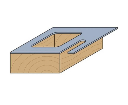 CMT 816.627.11 - PANEL PILOT ROUTER BIT WITH GUIDE - Wise Line Tools