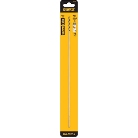 DEWALT DW1602-1/8-Inch By 12-Inch Extra Long Black Oxide Drill Bit - Wise Line Tools