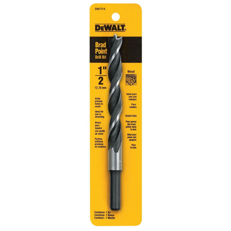 DEWALT DW1714-1/2-Inch Brad Point Bit - Wise Line Tools