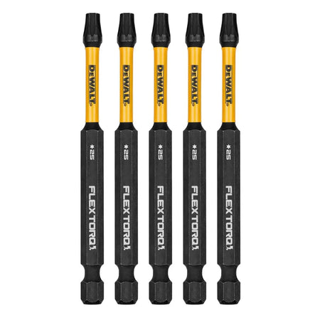 DEWALT DWAF3TX25IR5 - DEWALT 3.5In Torx T25 Flextorq 5Pk DEWALT