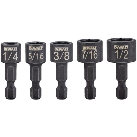 DEWALT DWAIND-5-- Nut Driver Set, Compact, 5-Piece (Dwaind5) - Wise Line Tools