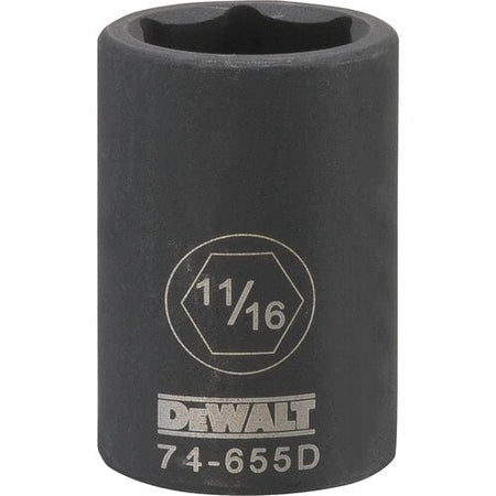 DEWALT DWMT74655OSP-Dwmt 6Pt 1/2In Dr Im Skt 11/16In SAE - Wise Line Tools