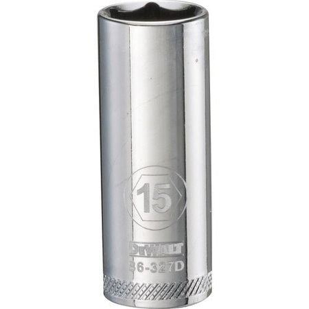 DEWALT DWMT86327OSP-6 Point 3/8'' Drive Deep Socket 15Mm - Wise Line Tools
