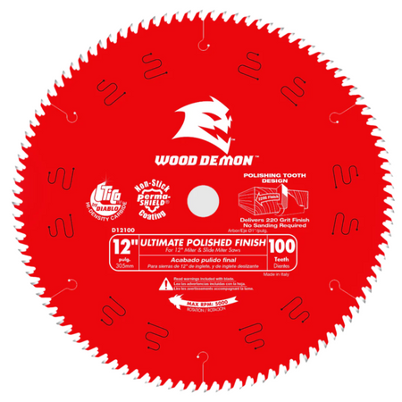 DIABLO D12100X - 12'' 100T SAW BLADE - Wise Line Tools