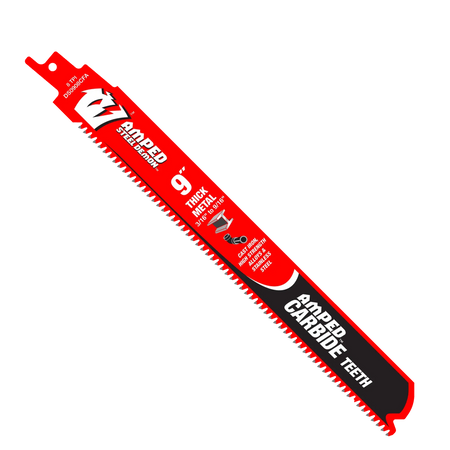 DIABLO DS0908CFAC - 9" 8TPI AMPED Steel Demon Carbide Teeth Recip Blade for Thick Metal DIABLO