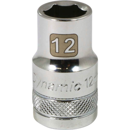 DYNAMIC GT-D016012 - 1/2" D 6 PT 12MM CHR SKT