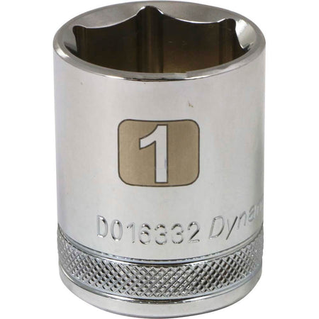 DYNAMIC GT-D016332 - 1/2" D 6 PT 1" CHR SKT