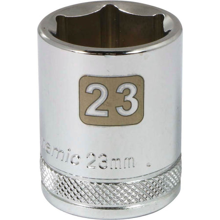 DYNAMIC D016023 - 1/2" D 6 PT 23MM CHR SKT DYNAMIC