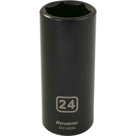 DYNAMIC D014224 - 1/2" D 6 PT 24MM DEEP IMP SKT DYNAMIC