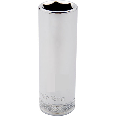 DYNAMIC 1/2" DRIVE 6 POINTT DEEP CHROME SOCKETS - Wise Line Tools