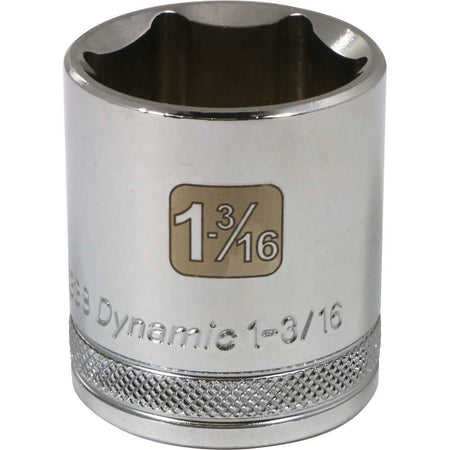 DYNAMIC D014338 - 1/2" D 6 PT 1-3/16" CHR SKT DYNAMIC