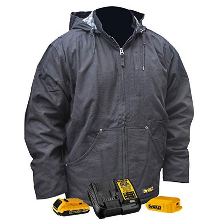 Dewalt DCHJ076ABD1 - Heavy Duty Heated Work Jacket - Black - Wise Line Tools
