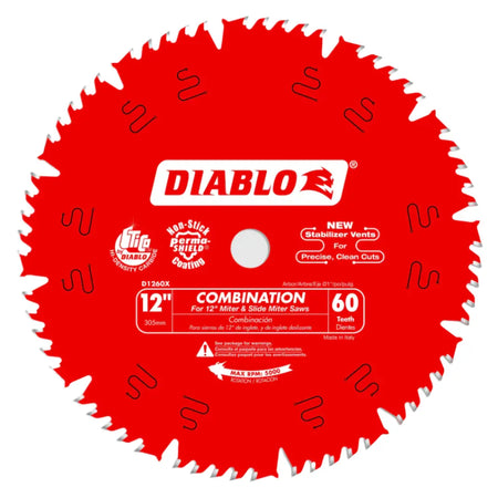 Diablo D1260X - 12" 60T Combination Saw Blade DIABLO