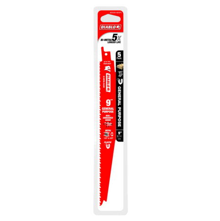 Diablo DS0914BGPC - 9" BiM General Purpose (Single Blade) - Wise Line Tools