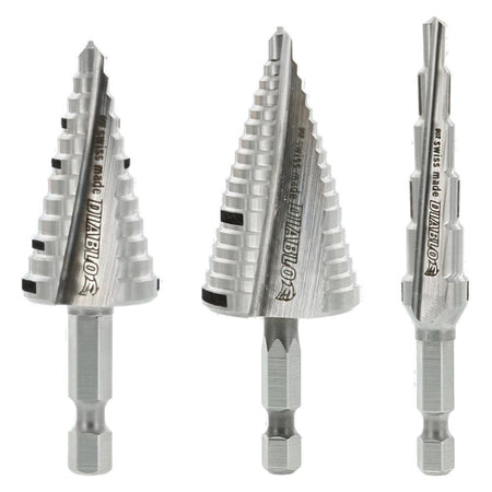 Diablo DSDS003 - 3pc Impact Step Bit Set - Wise Line Tools