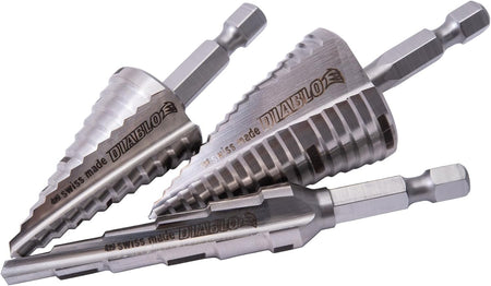 Diablo DSDS003 - 3pc Impact Step Bit Set - Wise Line Tools