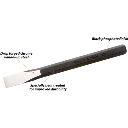 Dynamic D058201 - 8 PIECE CHISEL SET - Wise Line Tools
